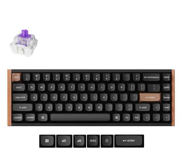 Keychron K6H F1 Gateron Magnetic Switch HotSwap Metal Body MacWin 65% K6H-F1 - 1370597 - zdjęcie 2